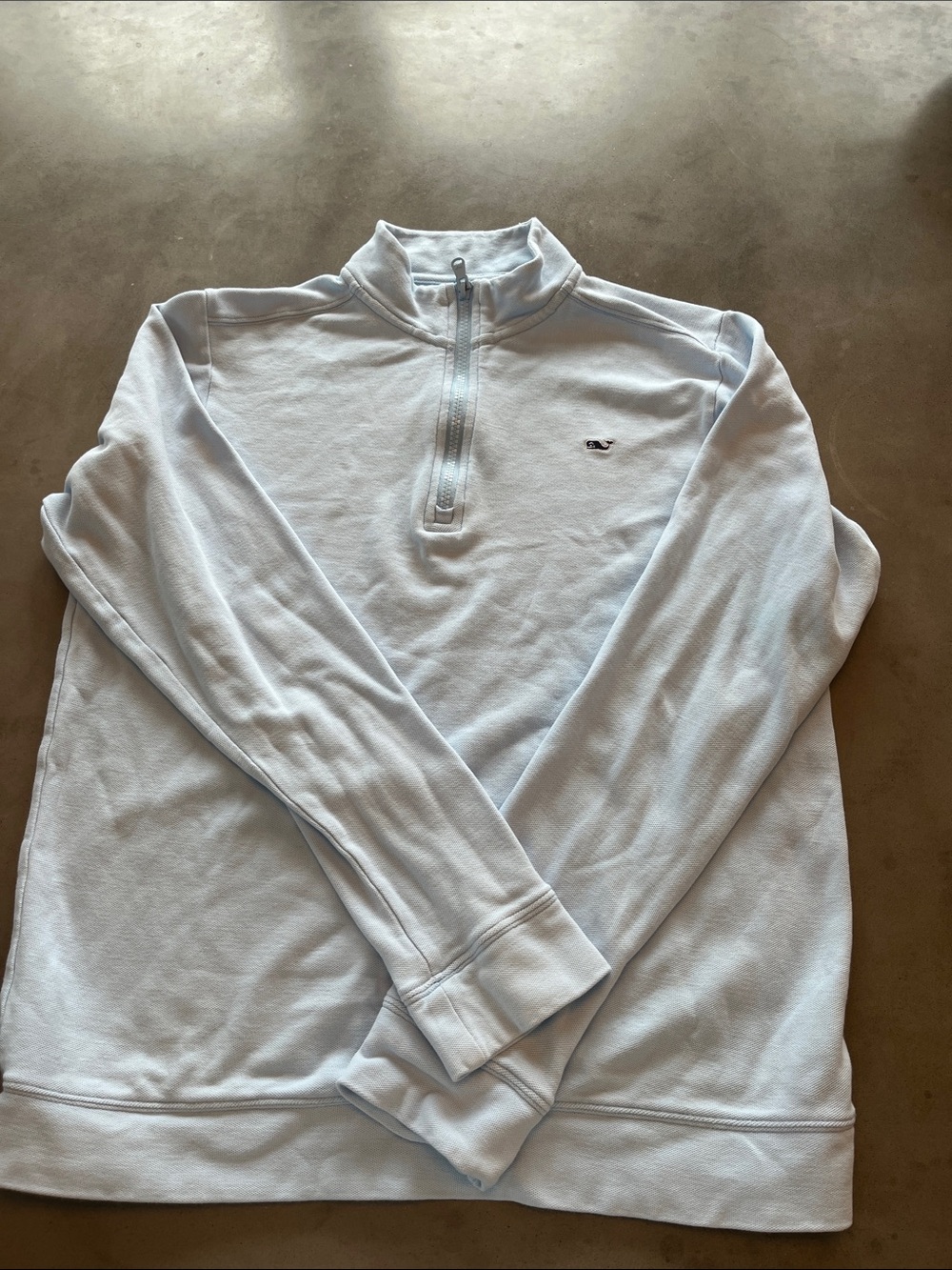 Vineyard Vines Light Blue Kids 1/4 Zip Pullover